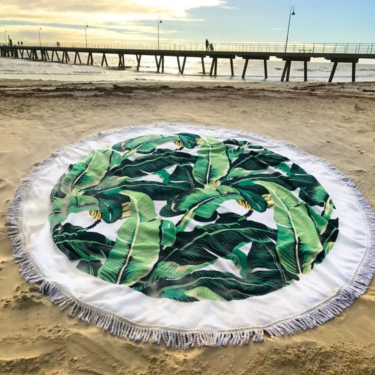Picture of Banana Beach/round towel