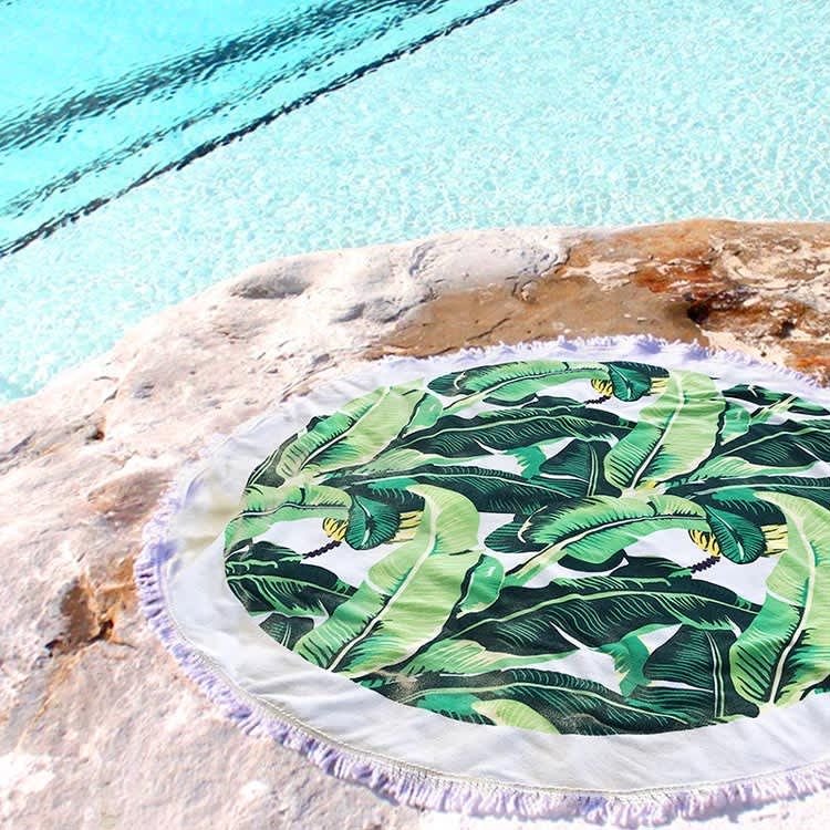 Picture of Banana Beach/round towel