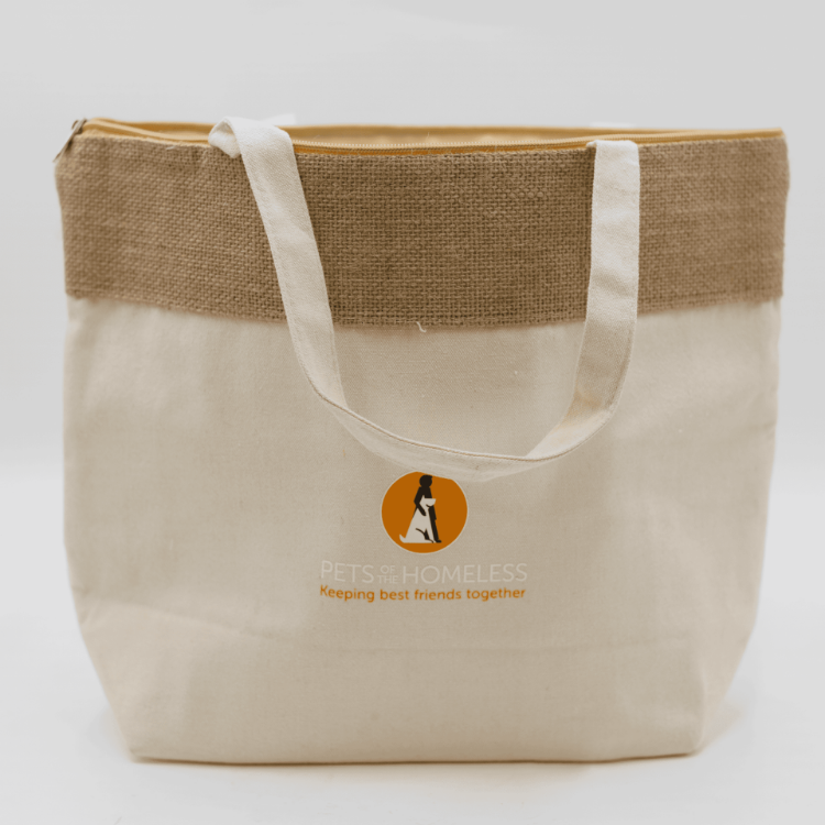 Picture of The Brooke Jute and Cotton Cooler Bag