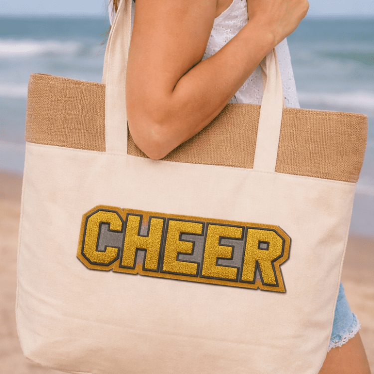 Picture of The Brooke Jute and Cotton Cooler Bag