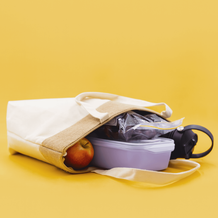 Picture of The Brooke Jute and Cotton Cooler Bag