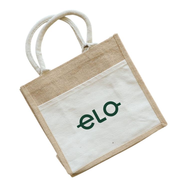 Picture of Jim Jam Jute Tote Bag