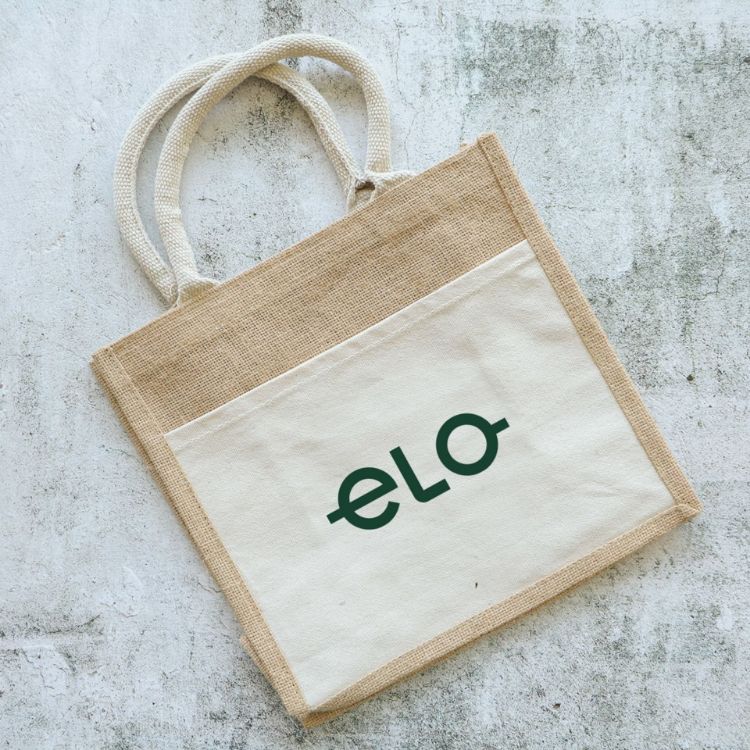 Picture of Jim Jam Jute Tote Bag