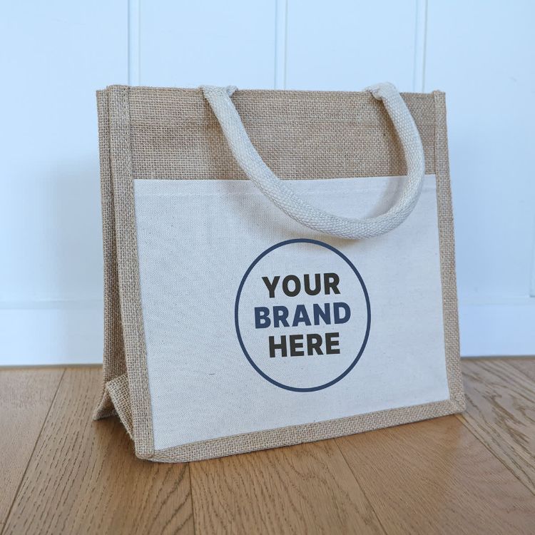 Picture of Jim Jam Jute Tote Bag