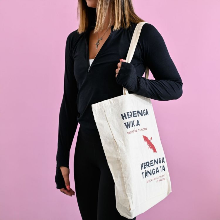 Picture of Calico Tote Bag with Gusset