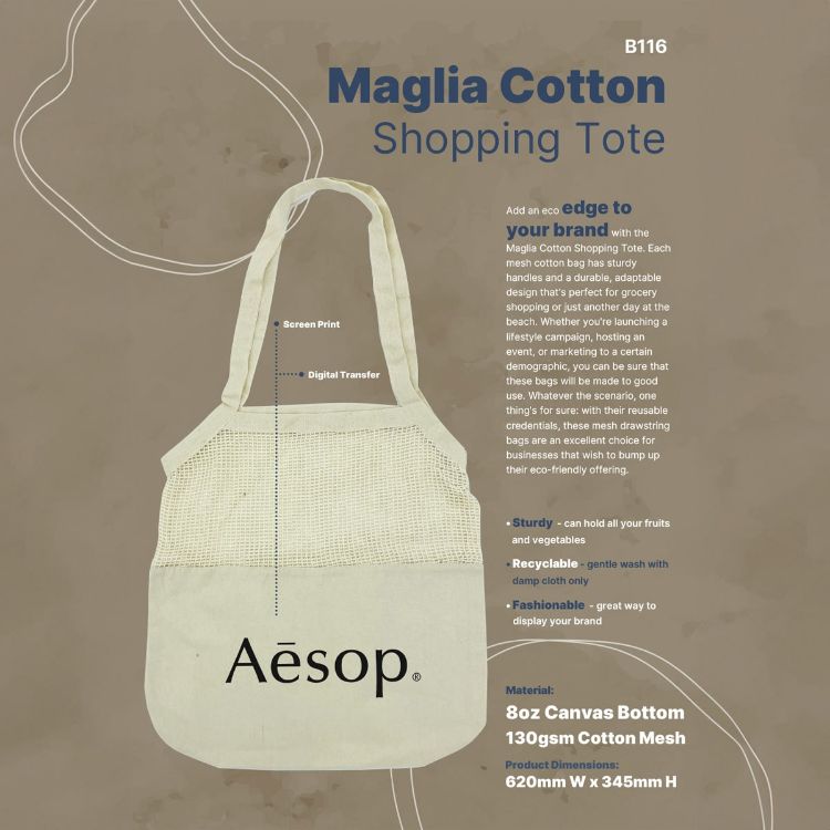 Picture of Maglia Cotton Shopping Tote