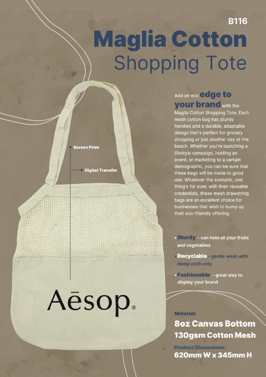 Picture of Maglia Cotton Shopping Tote