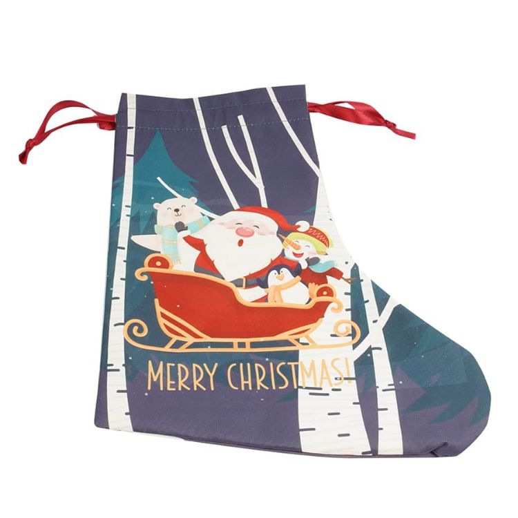 Picture of Santa Sock Gift Tote