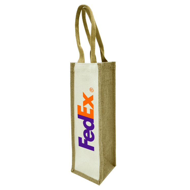 Picture of Jute Single Wine Bag