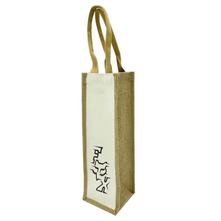 Picture of Jute Single Wine Bag