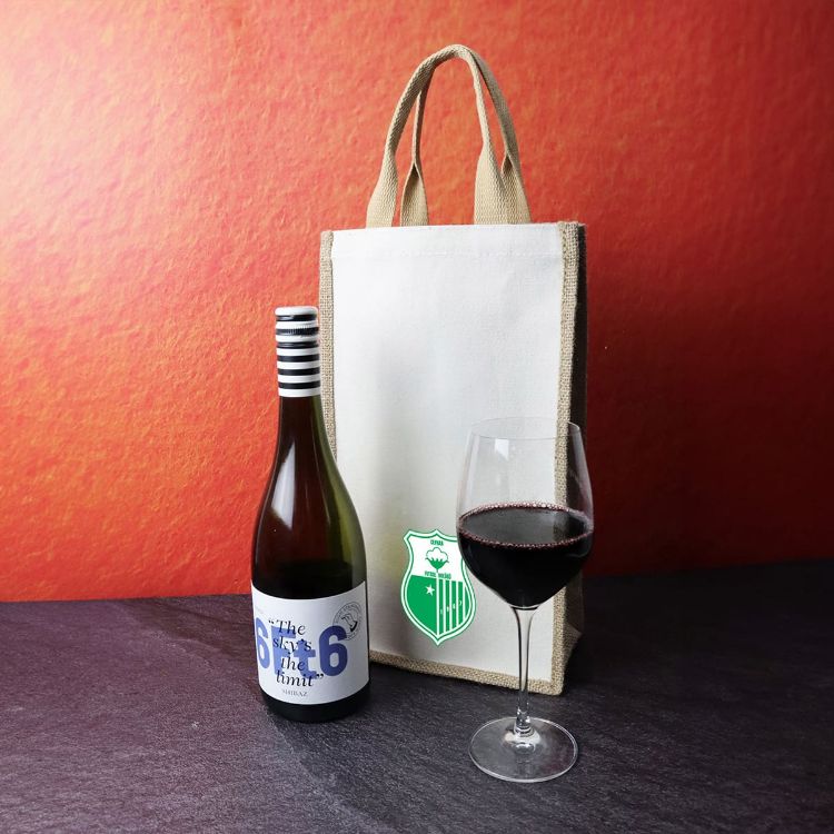 Picture of Jute Double Wine Bag