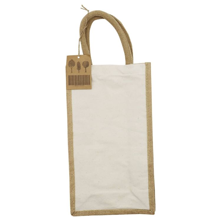 Picture of Jute Double Wine Bag