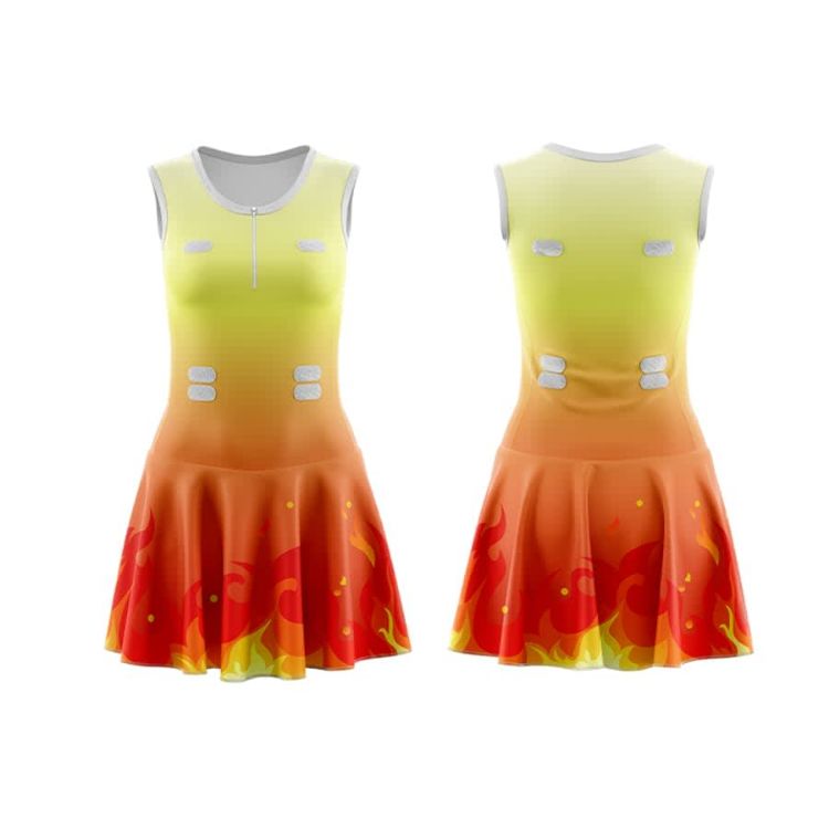 Picture of Womens Full-Skirt Netball Dress