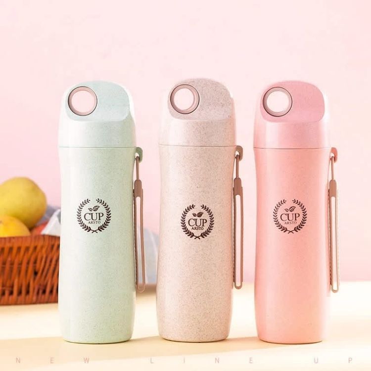 Picture of Grano 420ml Wheat Straw Water Bottle