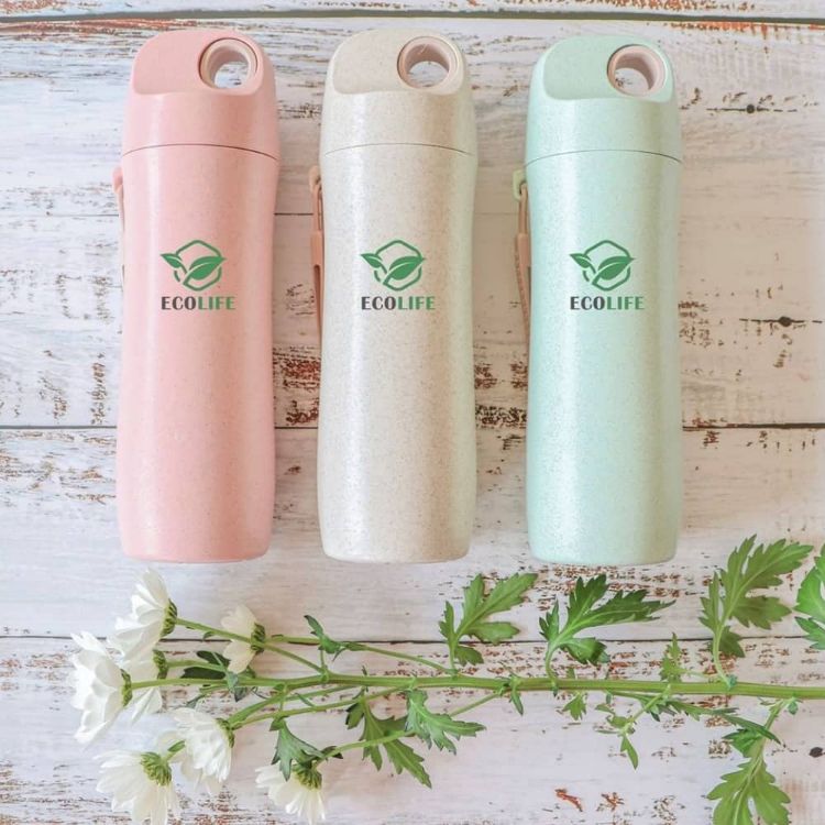 Picture of Grano 420ml Wheat Straw Water Bottle