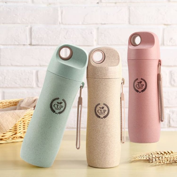 Picture of Grano 420ml Wheat Straw Water Bottle