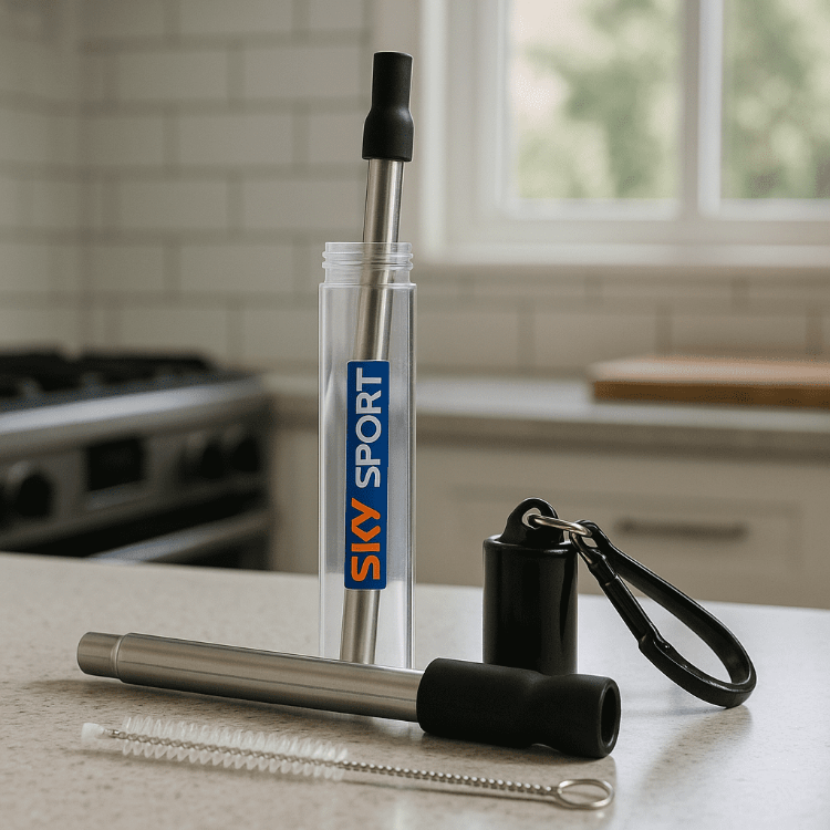 Picture of Telescopic Stainless Steel Straw