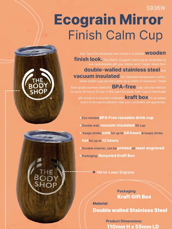 Picture of Ecograin Mirror Finish 230mL Calm Cup