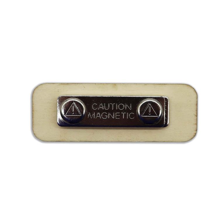 Picture of Complete Magnetic Wooden Badge