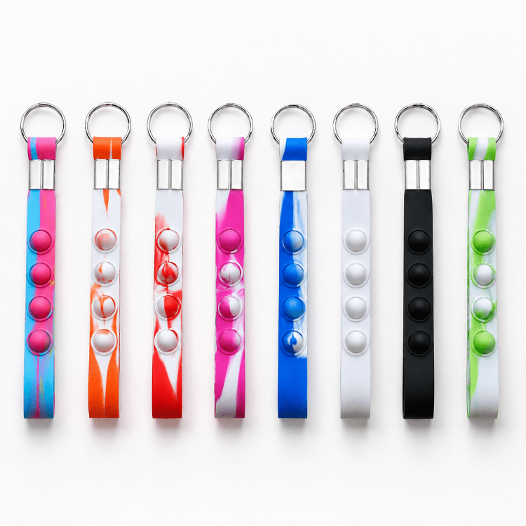 Picture of Popper Stress Reliever Key Chain
