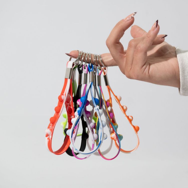 Picture of Popper Stress Reliever Key Chain