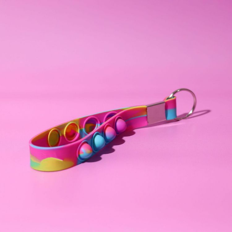 Picture of Popper Stress Reliever Key Chain