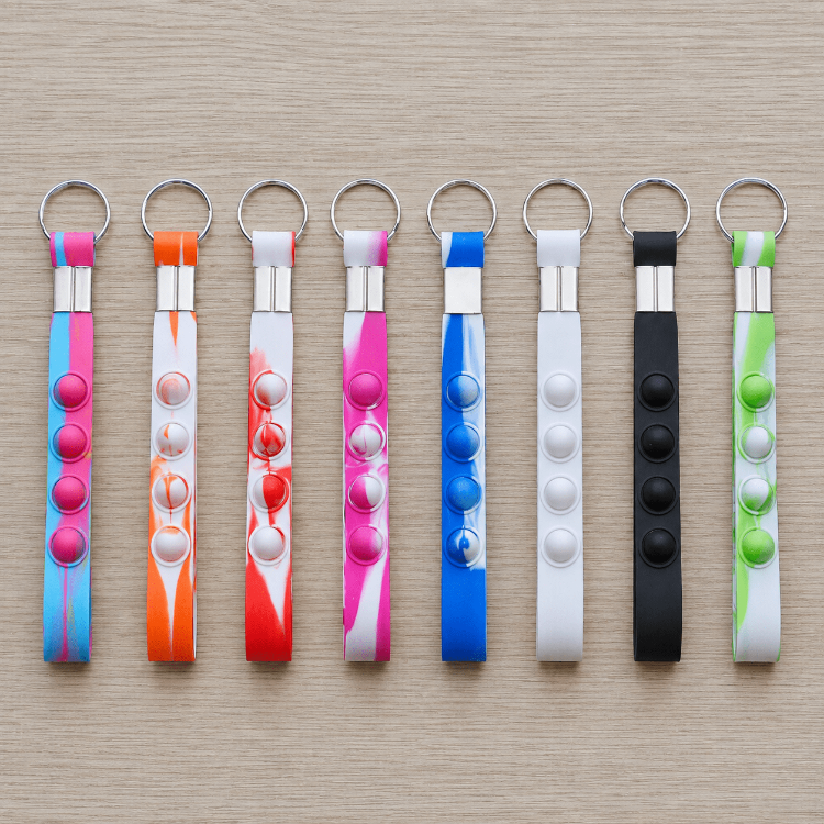 Picture of Popper Stress Reliever Key Chain