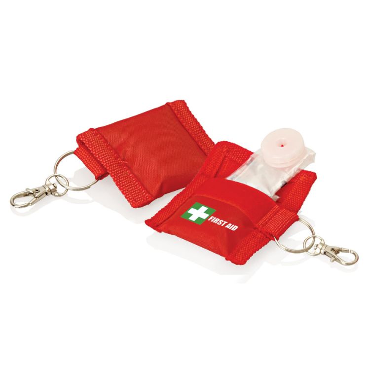Picture of First Aid CPR Mask Keyring