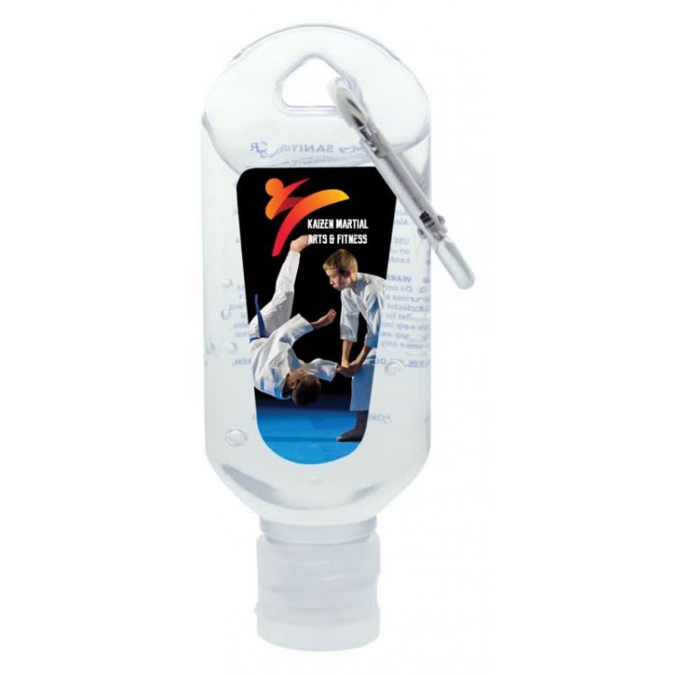 Picture of 60mL Hand Sanitiser with Carabiner