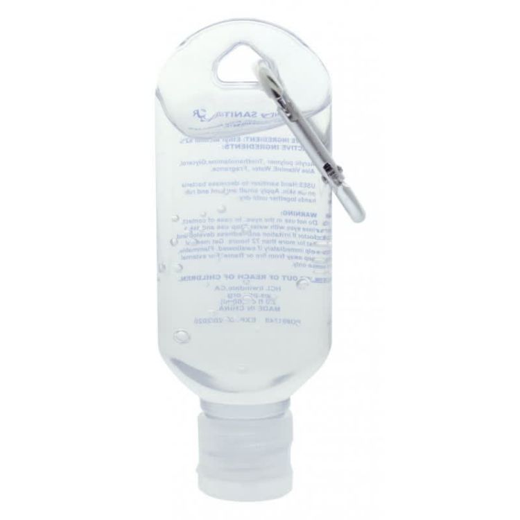 Picture of 60mL Hand Sanitiser with Carabiner