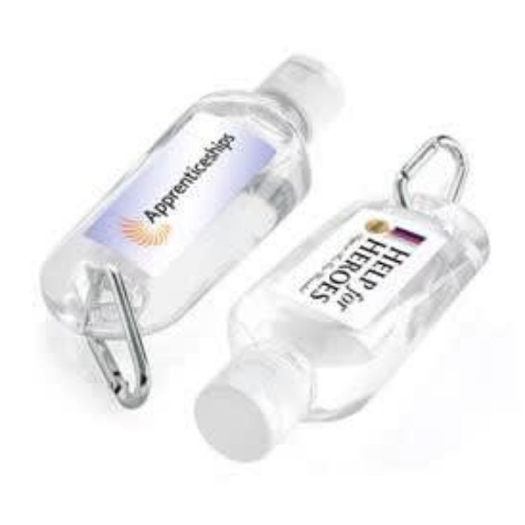Picture of 60mL Hand Sanitiser with Carabiner