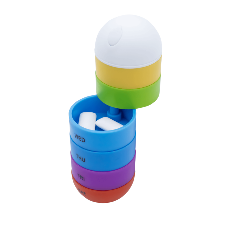 Picture of Rainbow Pill Tube