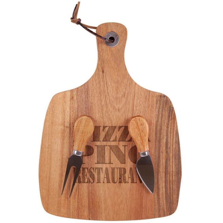 Picture of Acacia Cheeseboard & Knife Set