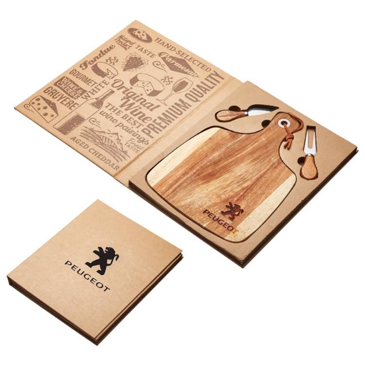 Picture of Acacia Cheeseboard & Knife Set