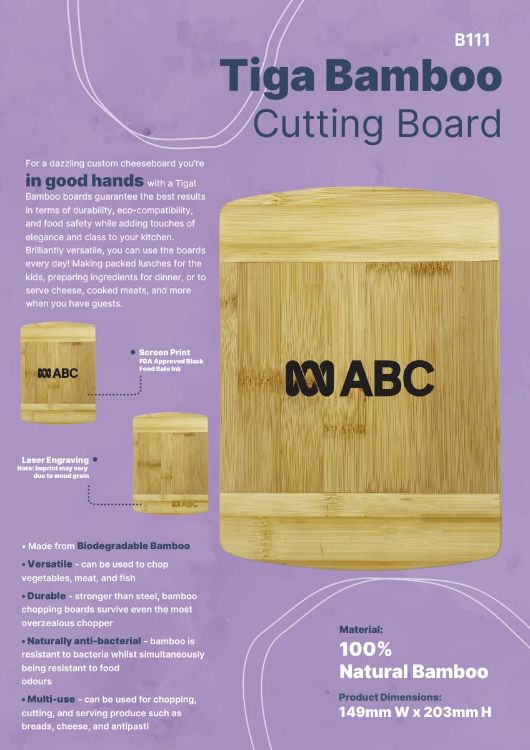 Picture of Tiga Bamboo Cutting Board