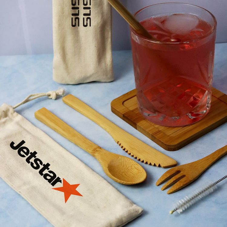 Picture of Adair Bamboo Cutlery Set