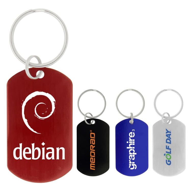 Picture of Dog Tag Keychain