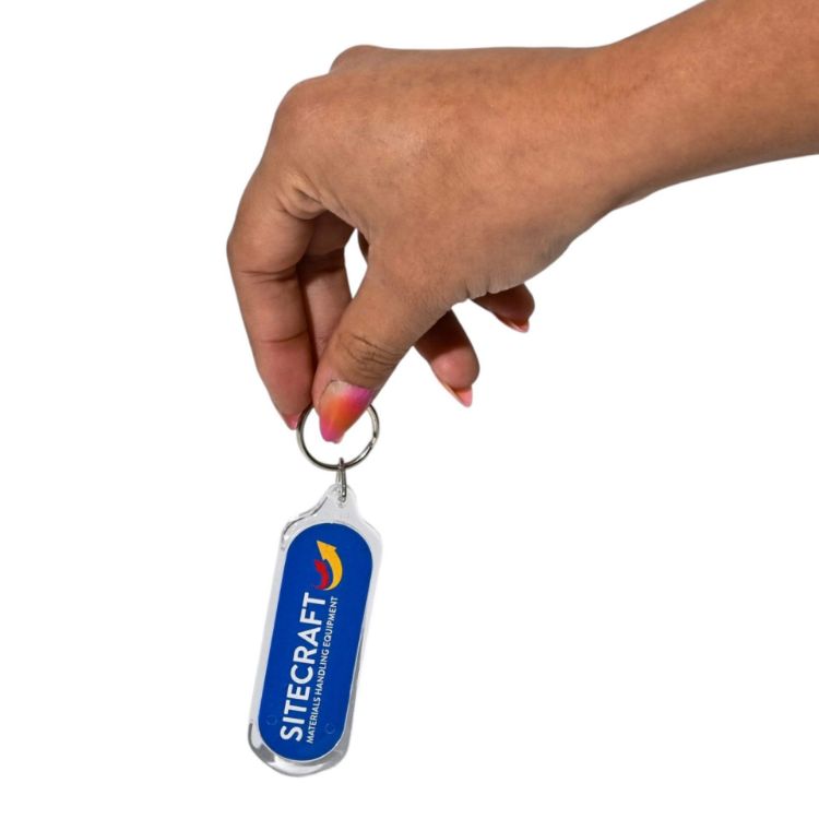 Picture of Oval Acrylic Keychain