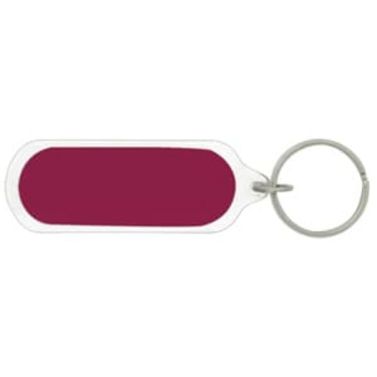 Picture of Oval Acrylic Keychain