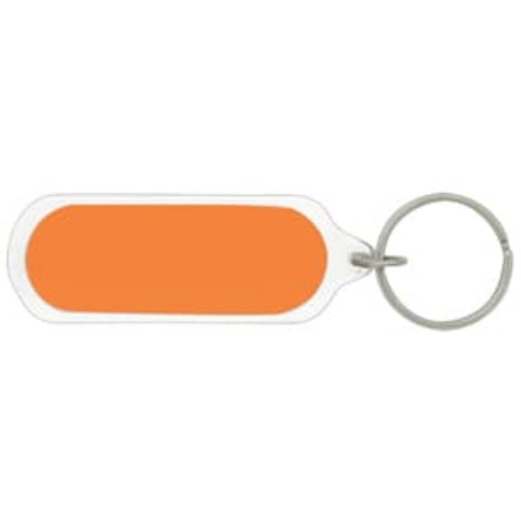 Picture of Oval Acrylic Keychain