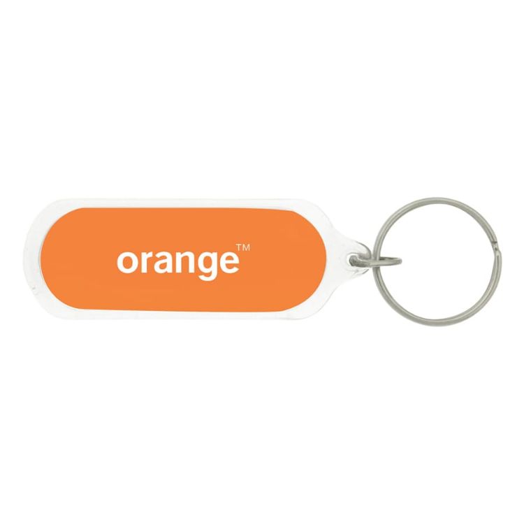 Picture of Oval Acrylic Keychain