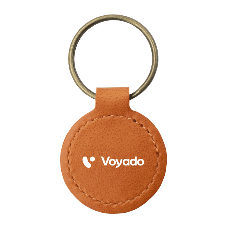 Picture of London Recycled Leather Keyring