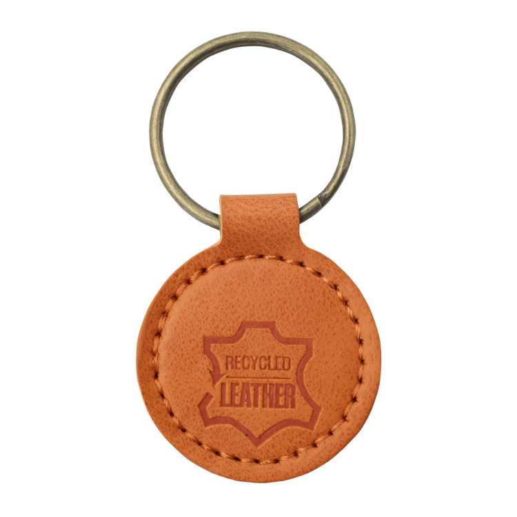 Picture of London Recycled Leather Keyring
