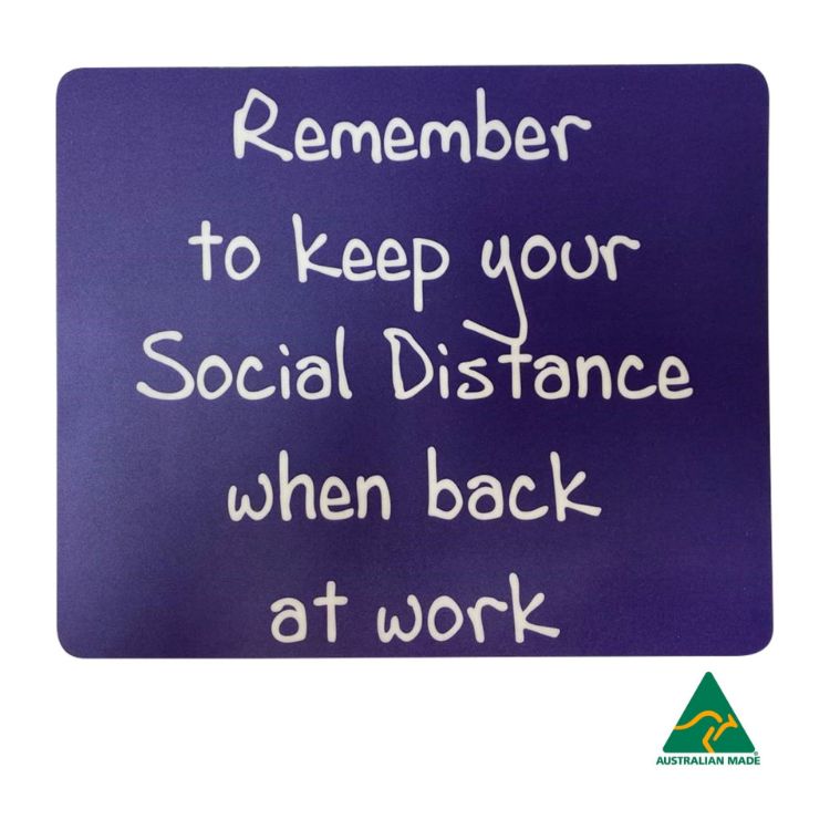 Picture of Deluxe Mouse Mat (230mm x 190mm)  - 1mm Natural Rubber