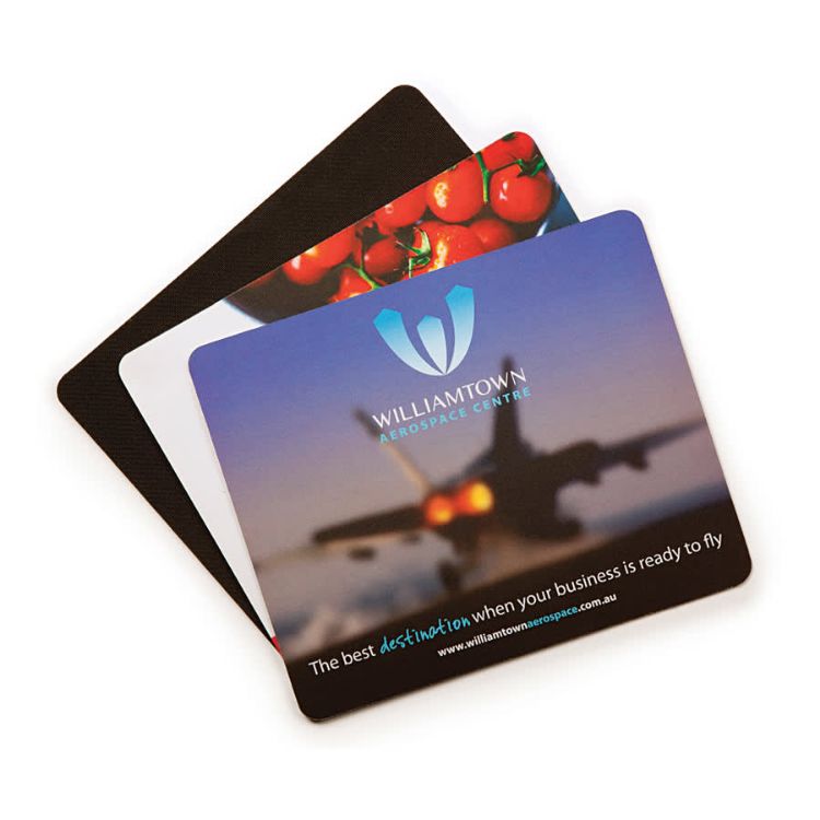 Picture of Deluxe Mouse Mat (230mm x 190mm)  - 1mm Natural Rubber