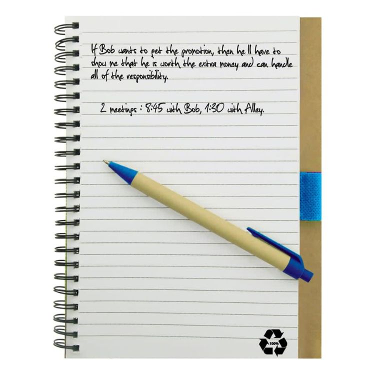 Picture of Recycled Paper Notebook