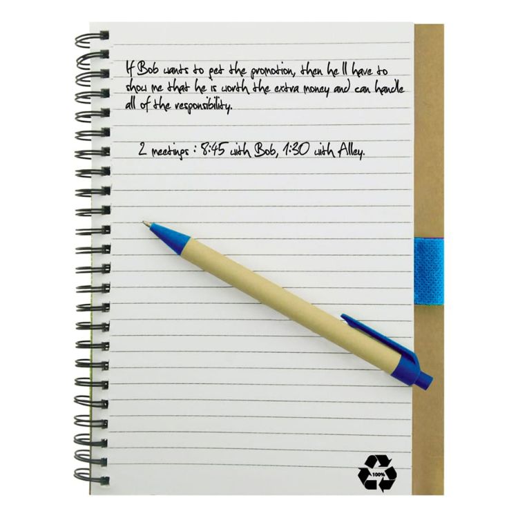 Picture of Recycled Paper Notebook