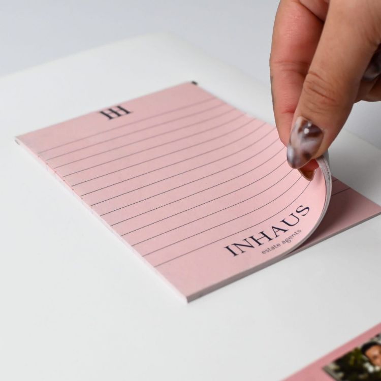 Picture of A3 Magnetic Whiteboard with Notepad