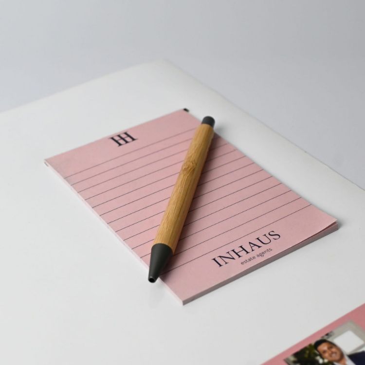 Picture of A3 Magnetic Whiteboard with Notepad
