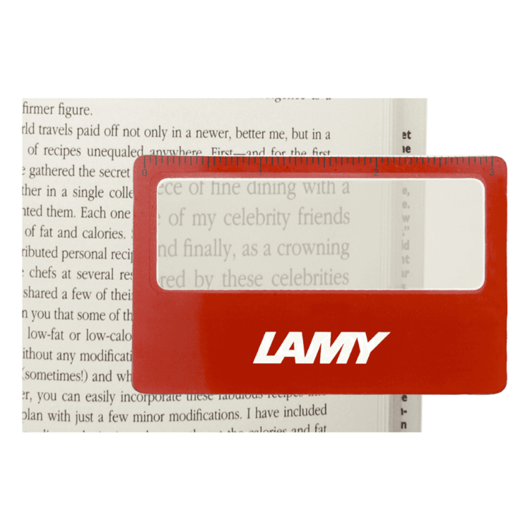 Picture of Pocket Ruler Magnifier with Sleeve